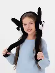 Черный наушники утепленные, зимние, теплые