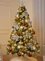 Серый металлик новогоднее ёлочное украшение "Бант" 12 шт ( 5х5 см)