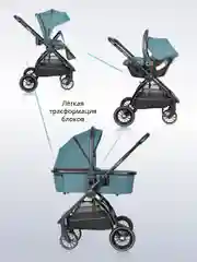 Морской коляска для новорожденных 3 в 1 Farfello Camille