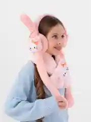 Конфетный набор наушники и шарфик утепленные, зимние, теплые