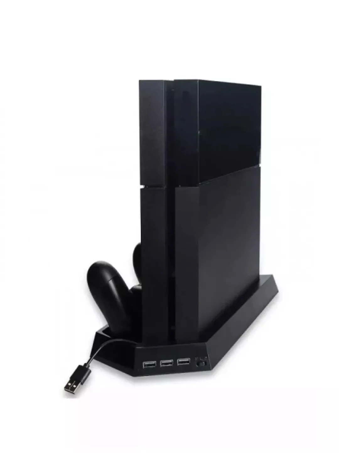 Черный зарядная станция подставка охлаждающая PS4/ProSlim 023B, зарядка для геймпада джойстика