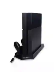 Черный зарядная станция подставка охлаждающая PS4/ProSlim 023B, зарядка для геймпада джойстика