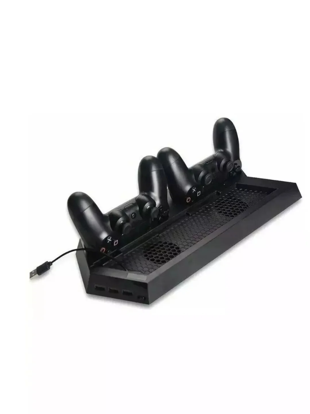 Черный зарядная станция подставка охлаждающая PS4/ProSlim 023B, зарядка для геймпада джойстика