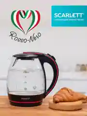 Электрический чайник SCARLETT SC-EK27G71, 1.8 л, черный, 2200 Вт