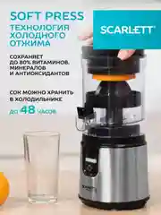 Соковыжималка для цитрусовых SCARLETT SC-JE50C41A, сталь, 60 Вт