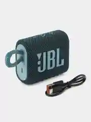Голубой портативная колонка Jbl Go 3 Black (JBLGO3BLK)