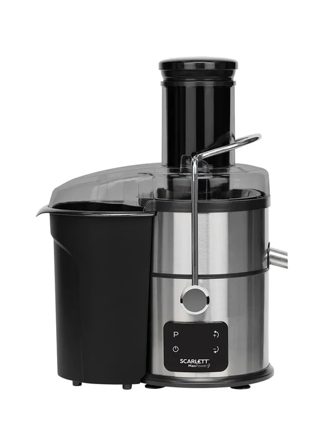 Соковыжималка центрифужная SCARLETT SC-JE50S62, сталь, 1600 Вт