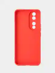 Красный чехол для Honor 90 5G (Хонор 90 5 джи), противоударный, c защитой камеры