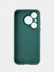 Тёмно-зелёный чехол для Huawei Pura 70 , Хуавей Пура 70 , черный , с защитой