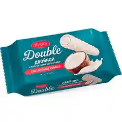 Трубочки вафельные TWIGGY Double, кокосовые, в белом шоколаде, 185 г