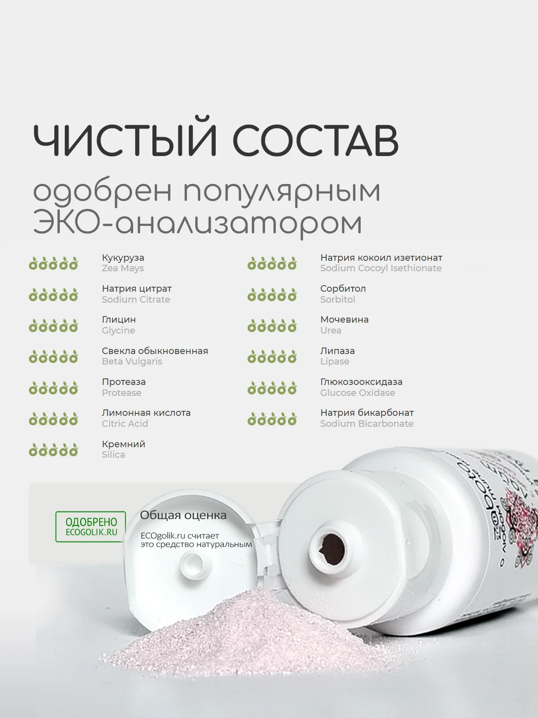 Энзимная пудра для умывания, активные ферменты и экстракт свеклы, craftzabota 50 мл