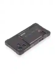 Черный чехол для Apple iPhone 16 противоударный Rosco силиконовый, карман для карт, защита углов
