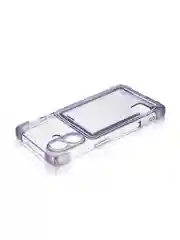 Лавандовый чехол для Apple iPhone 16 противоударный Rosco силиконовый, карман для карт, защита углов