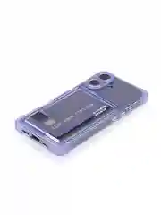Лавандовый чехол для Apple iPhone 16 противоударный Rosco силиконовый, карман для карт, защита углов
