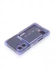 Лавандовый чехол для Apple iPhone 16 противоударный Rosco силиконовый, карман для карт, защита углов