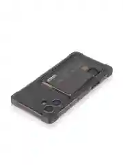 Черный чехол для Apple iPhone 16 Plus противоударный ROSCO силиконовый с карманом для карт углами