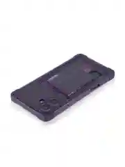 Фиолетовый чехол для Apple iPhone 16 Plus противоударный ROSCO силиконовый с карманом для карт углами