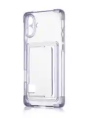 Лавандовый чехол для Apple iPhone 16 Plus противоударный ROSCO силиконовый с карманом для карт углами