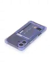 Лавандовый чехол для Apple iPhone 16 Plus противоударный ROSCO силиконовый с карманом для карт углами