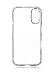Прозрачный чехол для iPhone 16, Pro, Max, Plus противоударный силиконовый BROSCORP с защитой углов