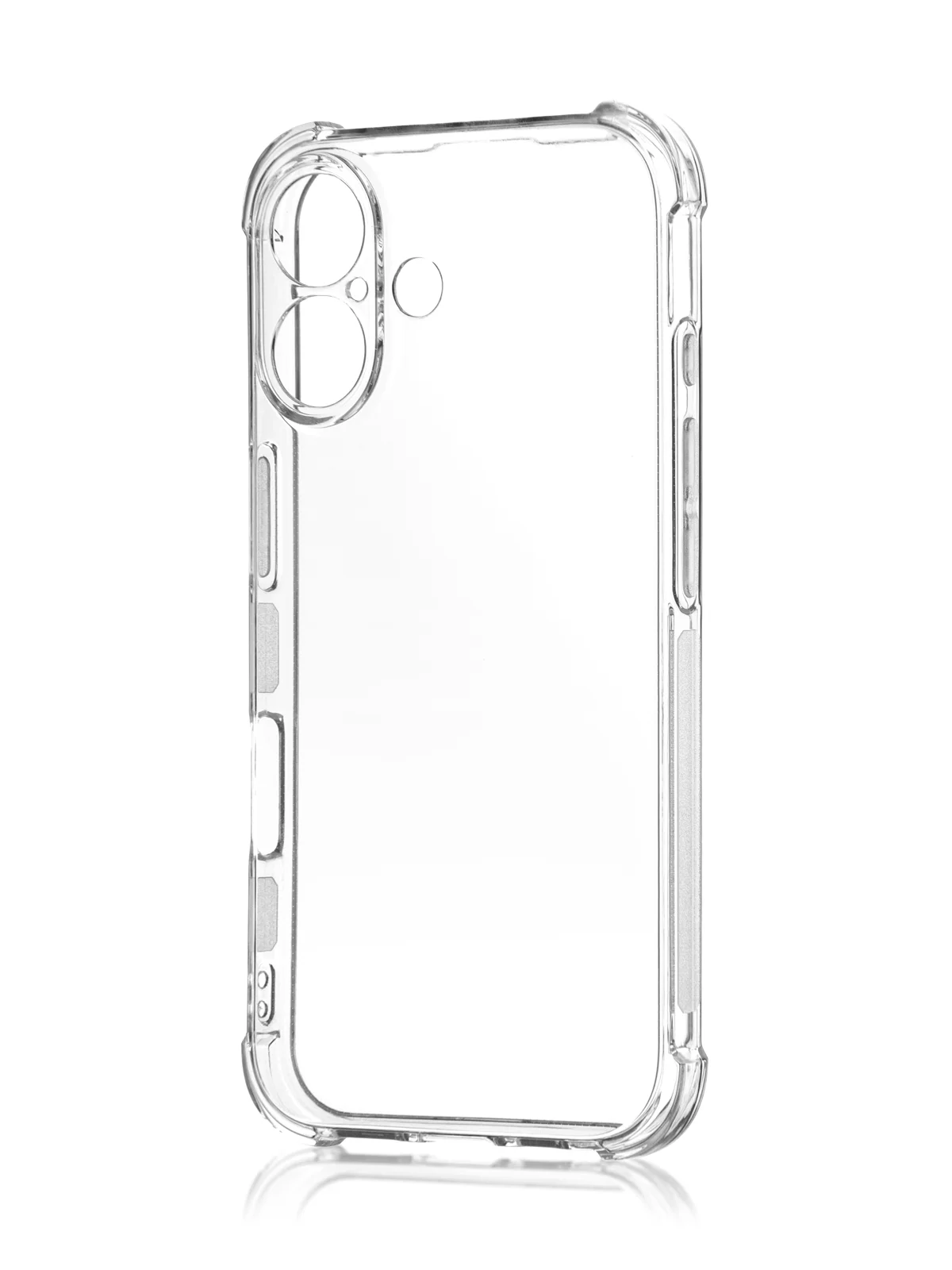 Прозрачный чехол для iPhone 16, Pro, Max, Plus противоударный силиконовый BROSCORP с защитой углов
