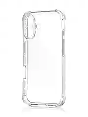 Прозрачный чехол для iPhone 16, Pro, Max, Plus противоударный силиконовый BROSCORP с защитой углов