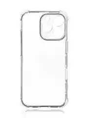 Прозрачный чехол для iPhone 16, Pro, Max, Plus противоударный силиконовый BROSCORP с защитой углов