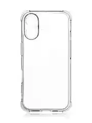 Прозрачный чехол для iPhone 16, Pro, Max, Plus противоударный силиконовый BROSCORP с защитой углов