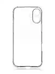Прозрачный чехол для iPhone 16, Pro, Max, Plus противоударный силиконовый BROSCORP с защитой углов