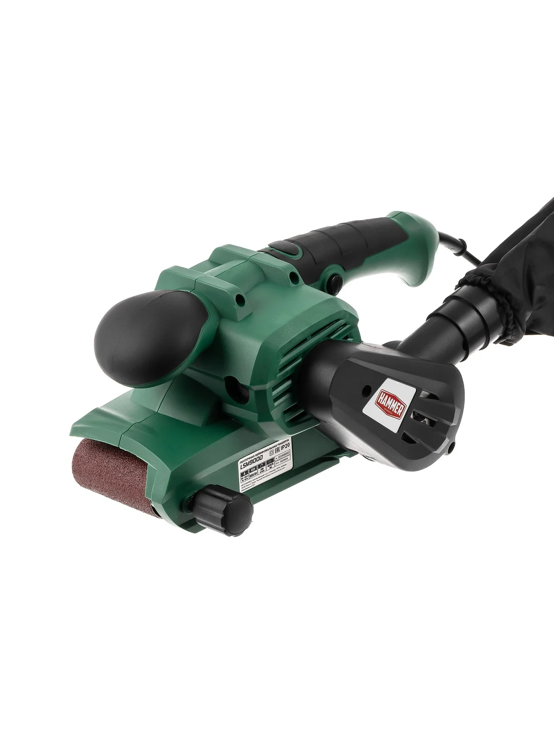 Шлиф.машинка ленточная Hammer LSM900D 900Вт 290м/мин лента 457x75мм
