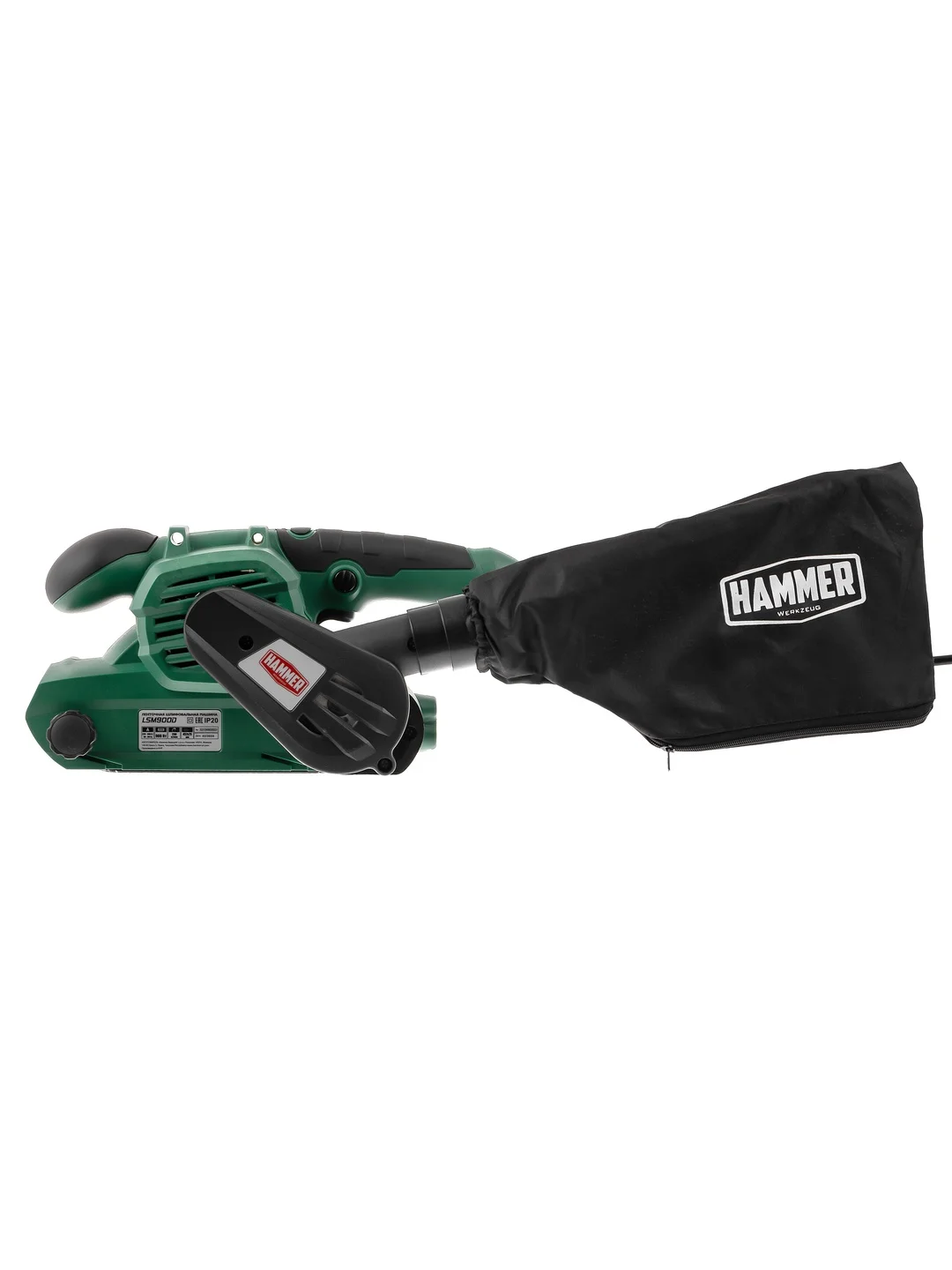 Шлиф.машинка ленточная Hammer LSM900D 900Вт 290м/мин лента 457x75мм