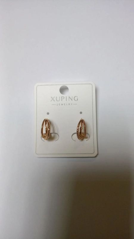 Серьги Xuping гипоаллергенный медицинский сплав