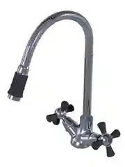 Серебряный смеситель для кухни "Oasis" L1002НСGLB