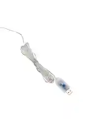 Гирлянда Светодиодный дождь, 200 LED, мультиколор, IP20, USB, пульт управления, 3х2 м