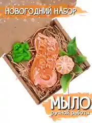 Новогодний набор со змеей и мандарином