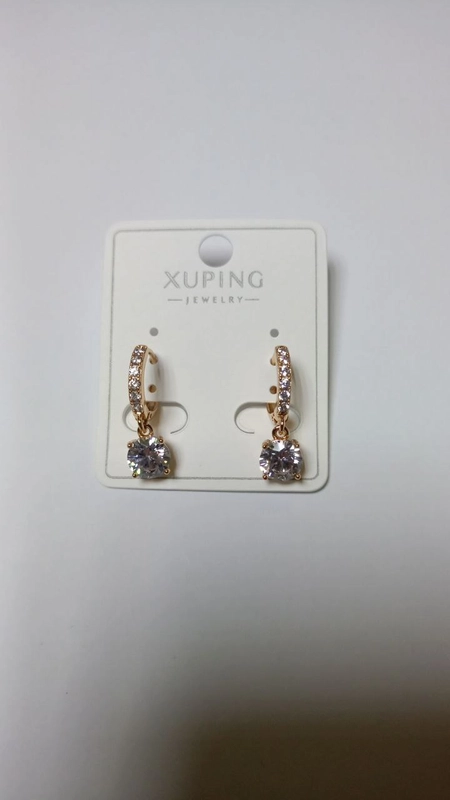 Серьги Xuping гипоаллергенный медицинский сплав