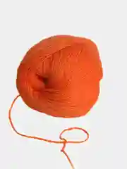 Оранжевый пряжа Пух Норки