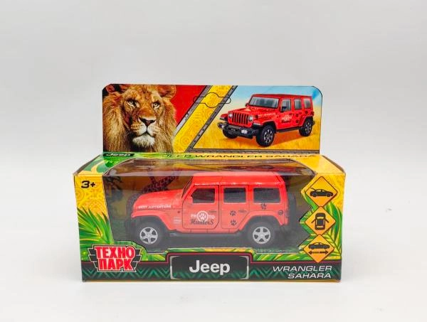 Металлическая модель Jeep Wrangler Sahara. Сафари, 12 х 5 х 5 см