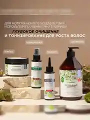 Бессульфатный шампунь SYNERGETIC, против перхоти, 2 штуки по 750 мл