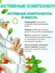 Шампунь SYNERGETIC Против выпадения волос HAIR THERAPY, 2 штуки по 400 мл