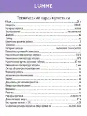 Серый духовой шкаф LUMME LU-EO1715C 1800 Вт, Объем: 30 л, Конвекция, Вертел, 5 режимов работы