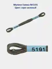 Мулине №5130-6115 нитки для вышивания Гамма Gamma, 100% хлопок