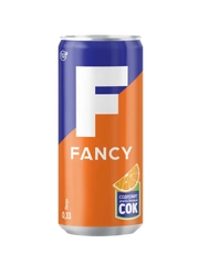 Напиток безалкогольный сильногазированный FANCY, 0,33 л