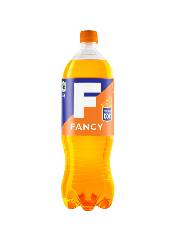 Напиток безалкогольный сильногазированный FANCY, 1,5 л