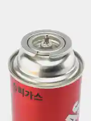 Бордовый газовый баллончик для горелки с пьезоподжигом / Газ для горелки 220 граммов