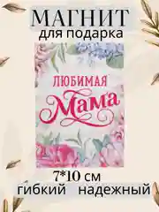 Коралловый магнит на холодильник для подарка на Новый год