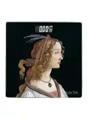 Черный весы напольные MARTA MT-1676, 26X26 см, электронные со встроенным термометром