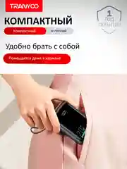 Power Bank с быстрой зарядкой 20000 / 10000 mAh 22.5W Type-C / Lightning / USB