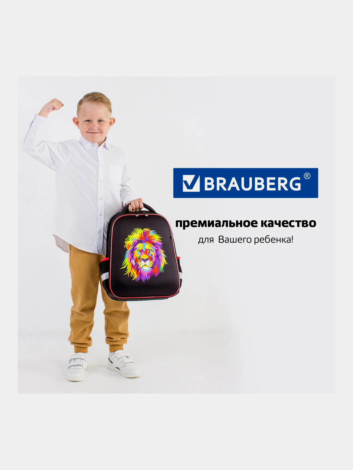 Рюкзак школьный для мальчика, детский портфель ортопедический Brauberg 2 отделения, 270618
