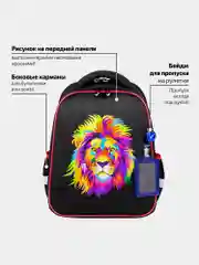 Рюкзак школьный для мальчика, детский портфель ортопедический Brauberg 2 отделения, 270618